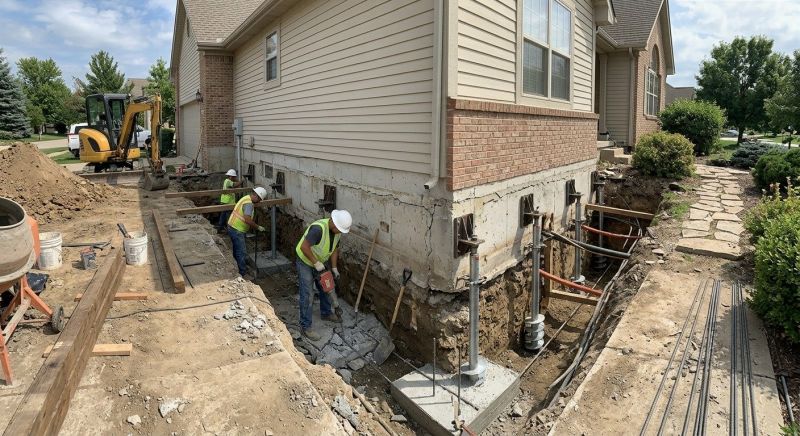 House Underpinning in Moneta, VA