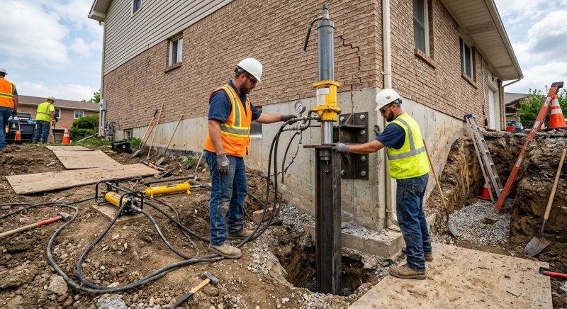 Settling Foundation Service in Boones Mill, VA