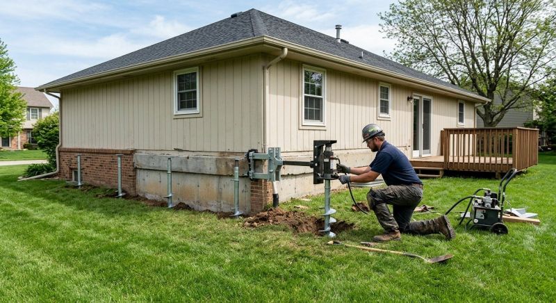 Settling Foundation Service in Gretna, VA