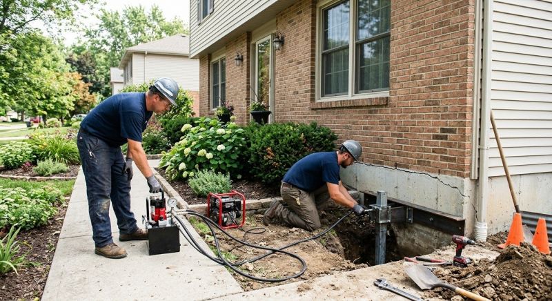 Settling Foundation Service in Huddleston, VA