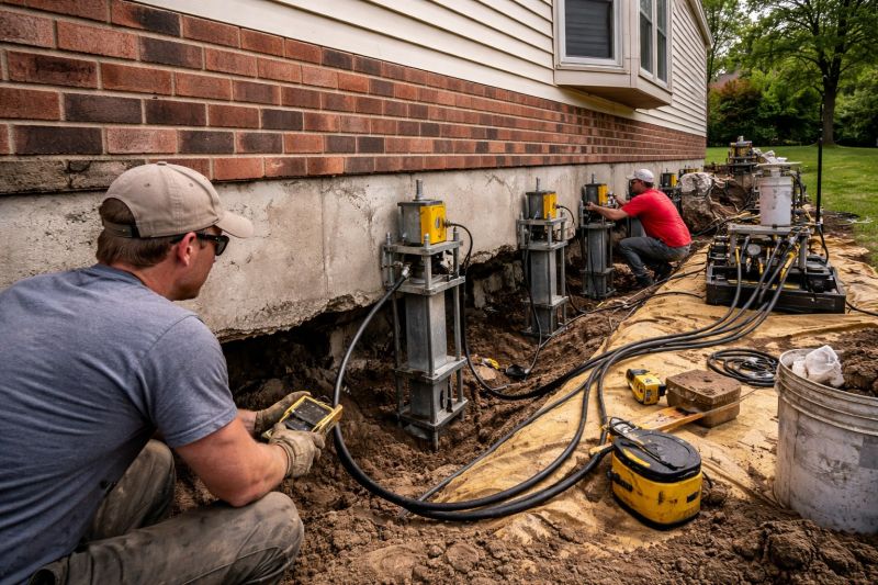 Settling Foundation Service in Union Hall, VA