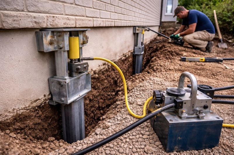 Sinking Foundation Repair in Gladys, VA