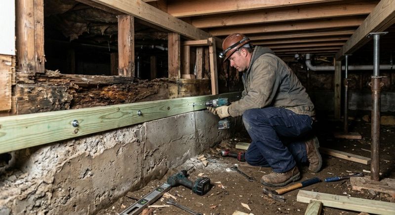 Sinking Foundation Repair in Pittsylvania County, VA