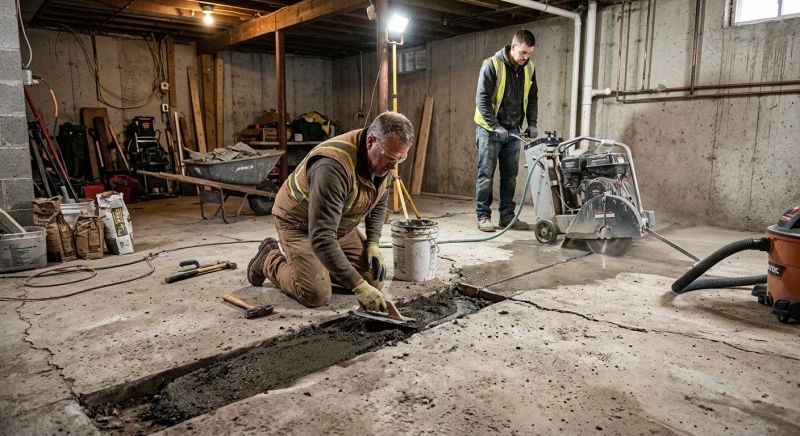 Slab Foundation Repair in Moneta, VA