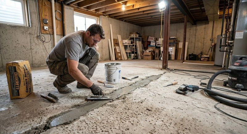 Slab Foundation Repair in Moneta, VA