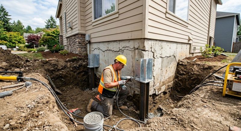 Structural Foundation Repair in Huddleston, VA