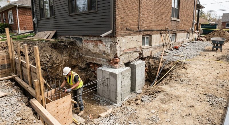 Structural Underpinning in Moneta, VA