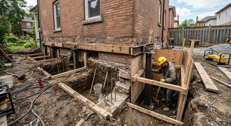Structural Underpinning in Moneta, VA